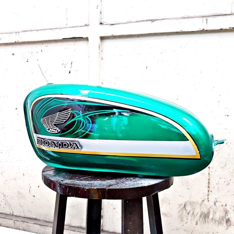 TANGKI CB 100 TANGKI CB GLANTIK CB DYLAN HIJAU PUTIH
