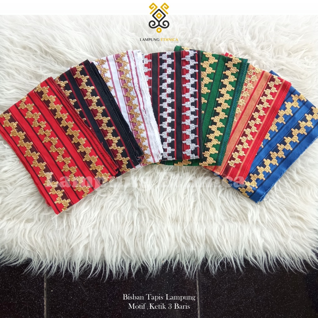 LAMPUNG ETHNICA OFICIAL - TAPIS LAMPUNG ASLI - Selendang Tapis Lampung - Bisban Tapis Lampung - Sele