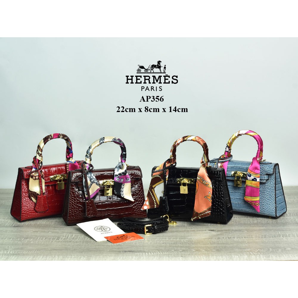 Grosir Tas Murah Tas Kelly Mini Sellier Croco Leather Semi Premium AP356