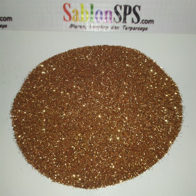 BUBUK GLITER COPPER GOLD GLITTER POWDER 100gr