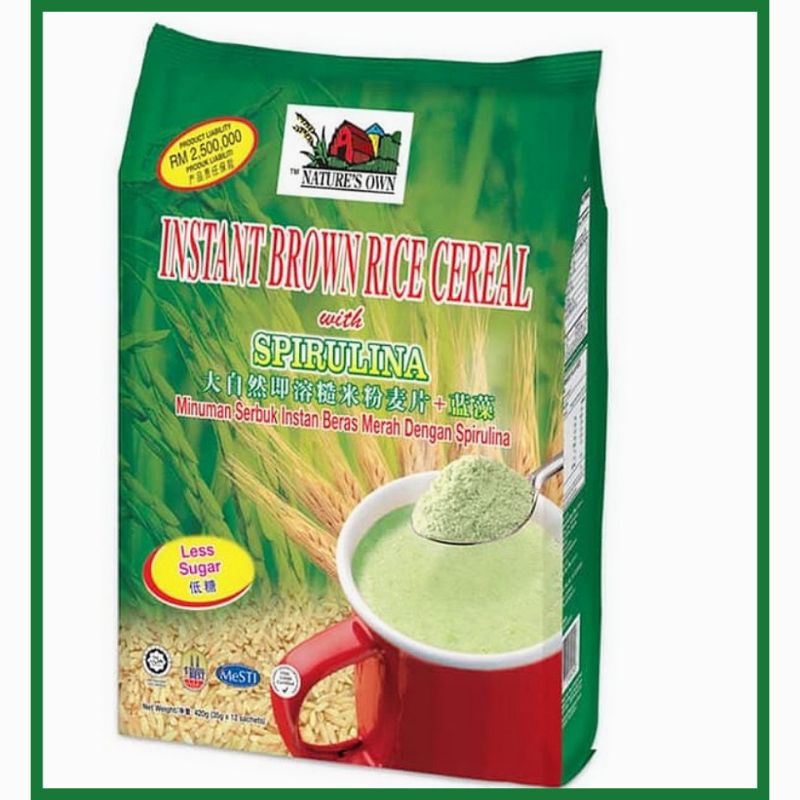 

Sereal Spirulina NATURE'S OWN (12Sachet x 35gram)