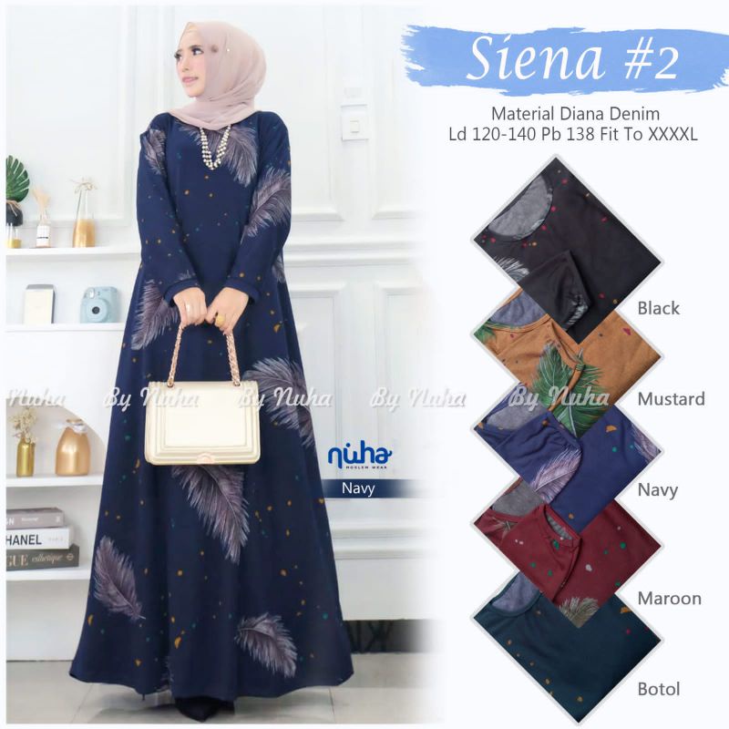 Gamis Jumbo Calvin Jeans Diana Denim Tarosa Maxy Siena Maxy Nuha Alfashion terbaru