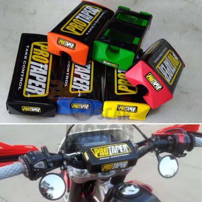 Barpad Fatbar Busa Stabilizer Stang Kotak Protaper Busa Pelindung dada Motor Trail Cross Gabus Stang motor motor