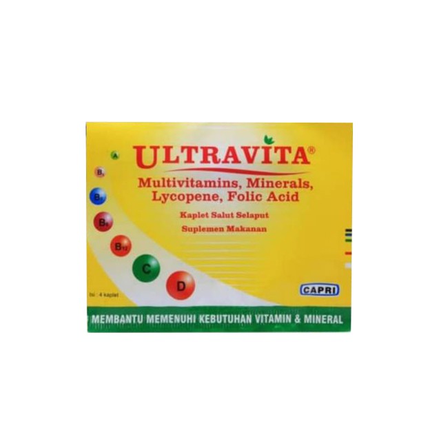 ULTRAVITA ISI 4 KAPLET - MULTIVITAMIN
