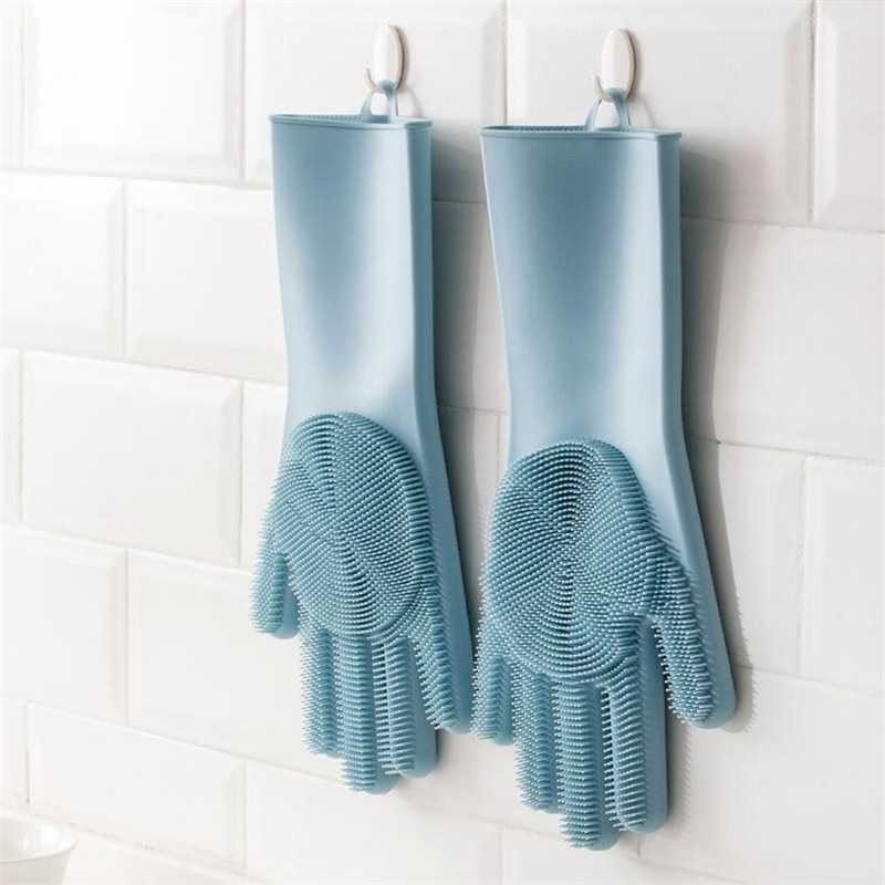 Xiaomi Mijia JJ Sarung Tangan Sikat Magic Silicone Cleaning Gloves