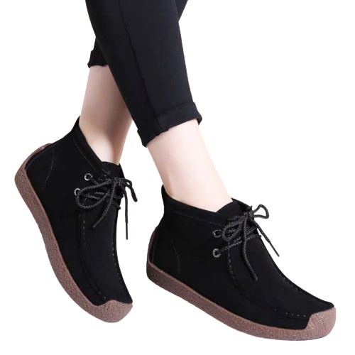 QZ - Gaby Sepatu Boots Wanita Tali RT 03