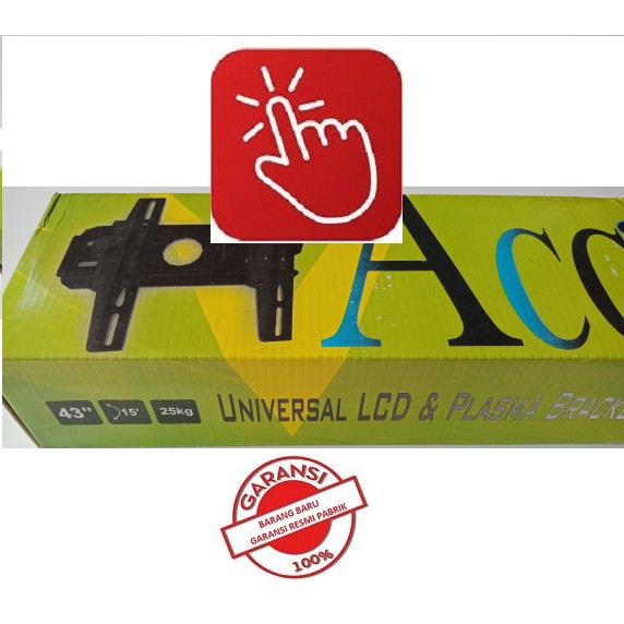 BRACKET TV LED LCD - BREKET TV - BRAKET TV 43 - 43 INCH ACC 43"