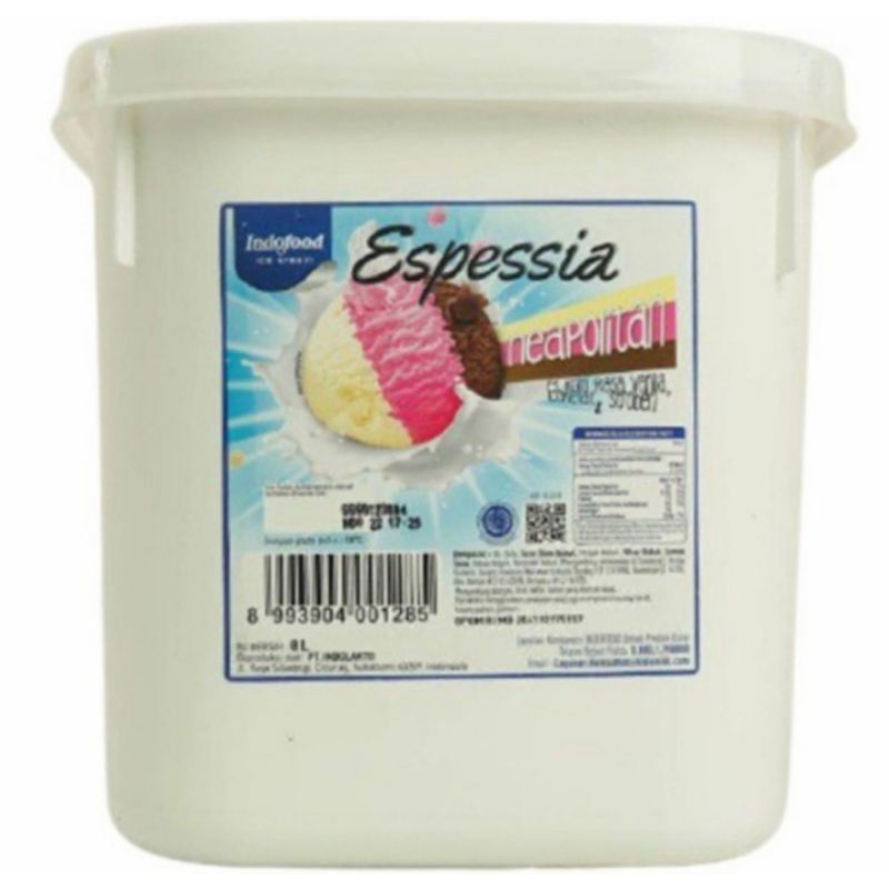 indofood ice cream 8 liter / indo ice cream