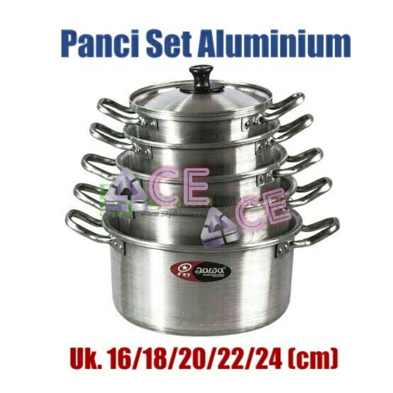 Panci Set Aluminium Jawa