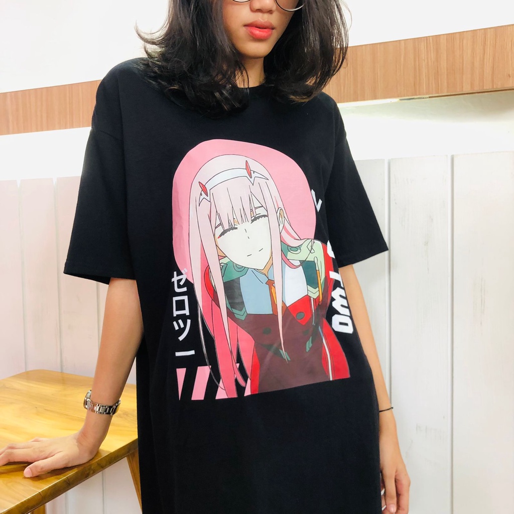 Tshirt Zero Two Dārin In Za Furankisu Anime Manga Darling In The Franxx Premium Unisex