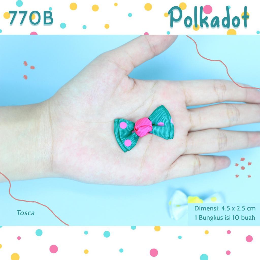 Pita Aplikasi Grosgrain Polkadot 770B (per-100Pcs)