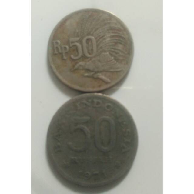 Jual Duit Kuno 50 rupiah