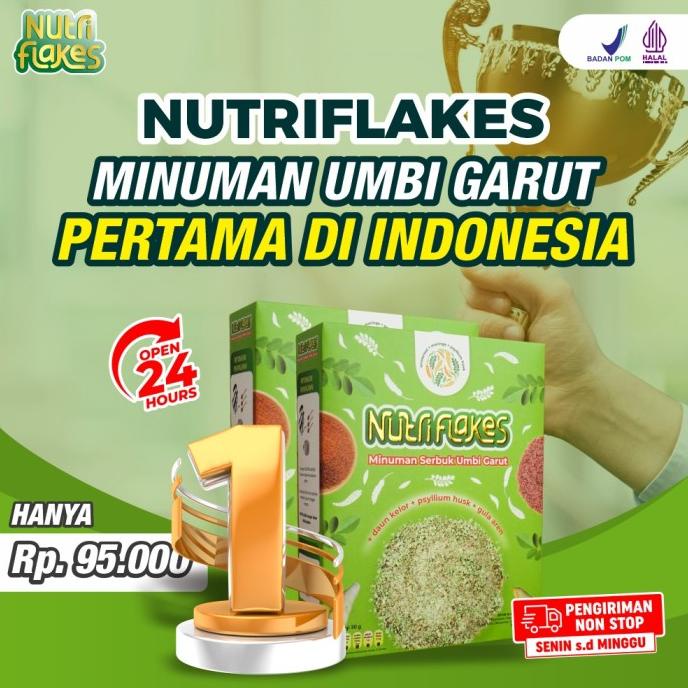 

NUTRIFLAKES SEREAL SEHAT UMBI GARUT - SOLUSI UNTUK GANGGUAN PENCERNAAN