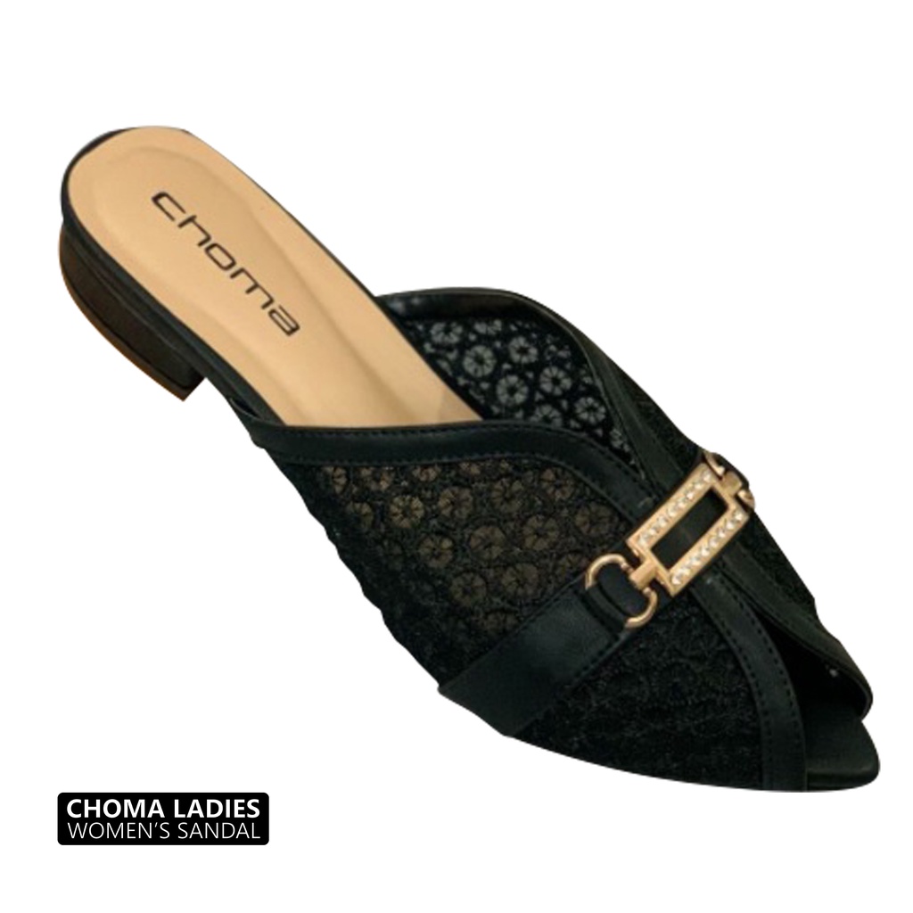 choma Amanda sandal flat|sandal wanita