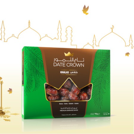

Kurma Khalas Date Crown Premium Original - Kholas Kurma Maheera Asli 1kg