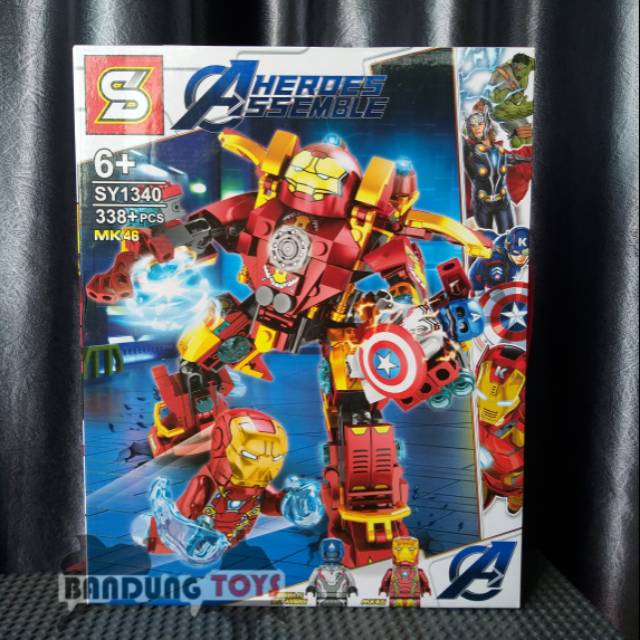 LEGO IRONMAN HULKBUSTER CAPTAIN AMERICA HEROES ASSEMBLE LEGO SY1340 MARVEL