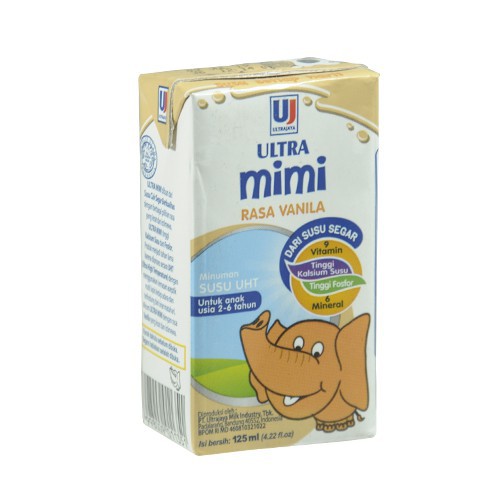 ULTRA MIMI SUSU RASA VANILA 125ML