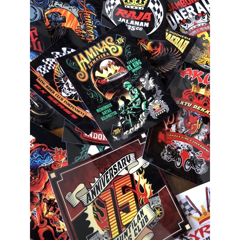 sticker touring RX King variasi stiker