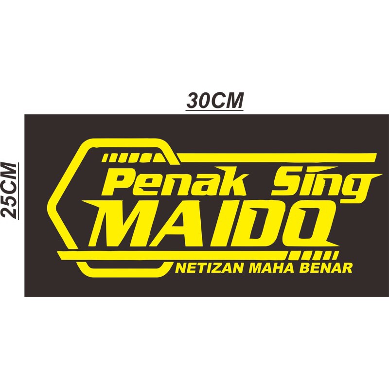 

sticker kata kata pilihan warna kuning merah hitam putih dll