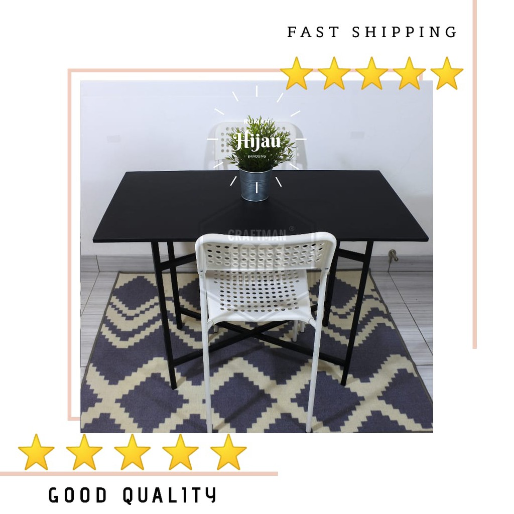 Meja Lipat Meja Bazar 80x50x70 Meja untuk Jualan Meja Makan Lipat Meja Lipat Minimalis