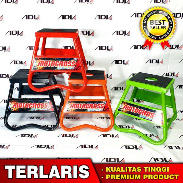 WORKSTAND JACKSTAND STANDAR DUDUK PADDOCK PEDOK SUPERMOTO MOTOCROSS TRAIL TRIL KLX CRF DTRACKER KTM