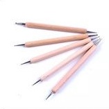 5pcs dotting pen for nail art scoring pen pelipat penanda kertas bahan ori wood