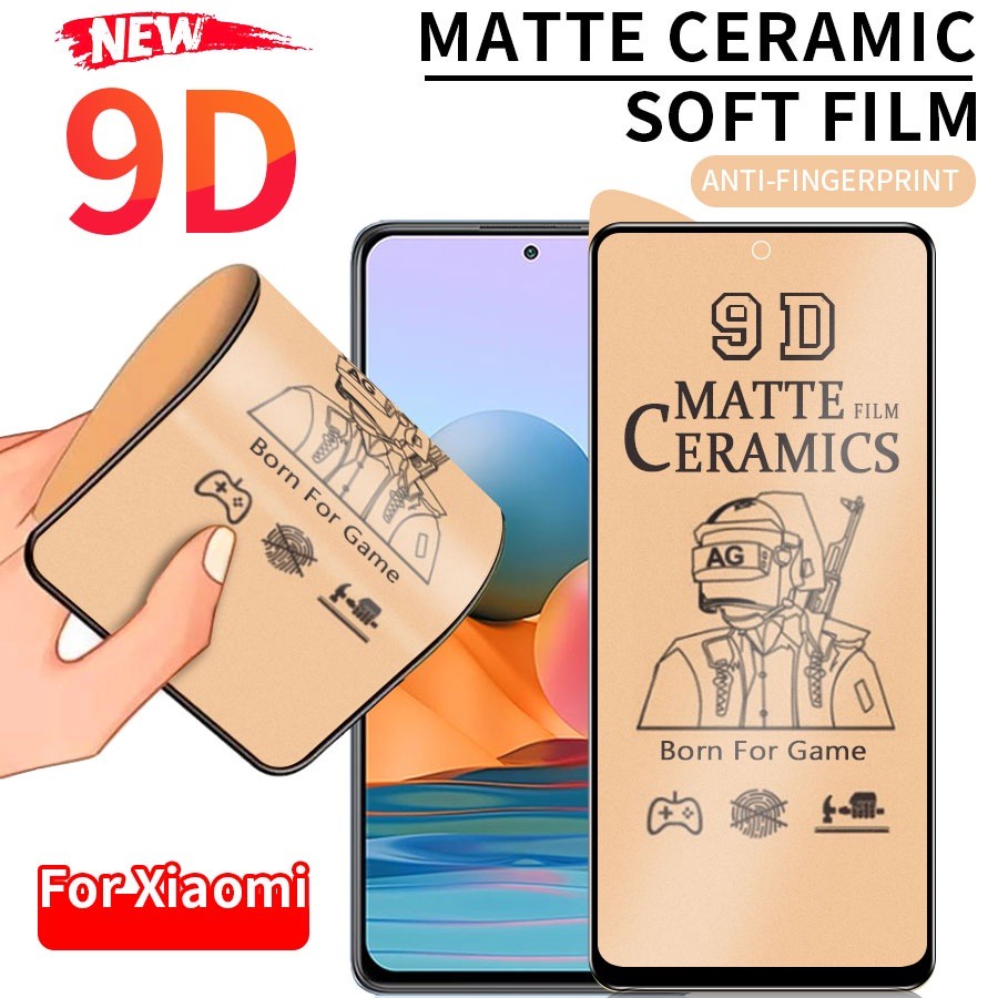 Xiaomi Redmi Note 11 11 Pro Tempered Glass Full Layar Bening Anti Blue Light 10D Anti Glare Ceramic Full Clear Matte