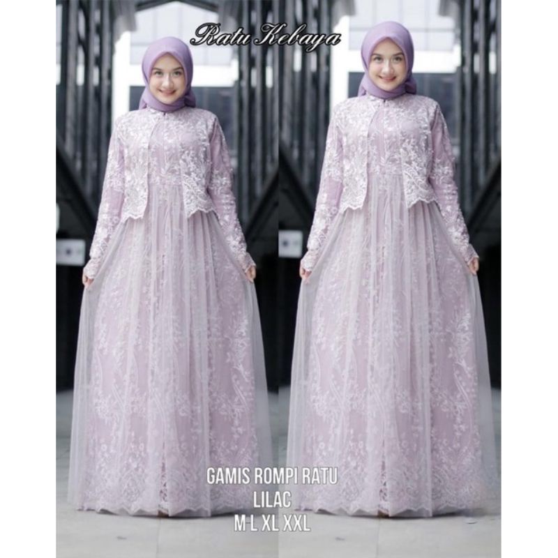 Gamis Tile Sabrina / Gamis / Gamis Kebaya Modern / Gamis Tile / Gamis Brokat / Gamis Kondangan / Gamis kebaya / Gamis Lamaran / Gamis Wisuda / Gamis Tile Terbaru