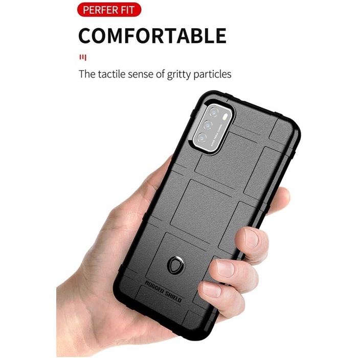 OPPO A96 COVER RUGGED SHIELD MILITARY PREMIUM CASE SILICONE SOFT CASE