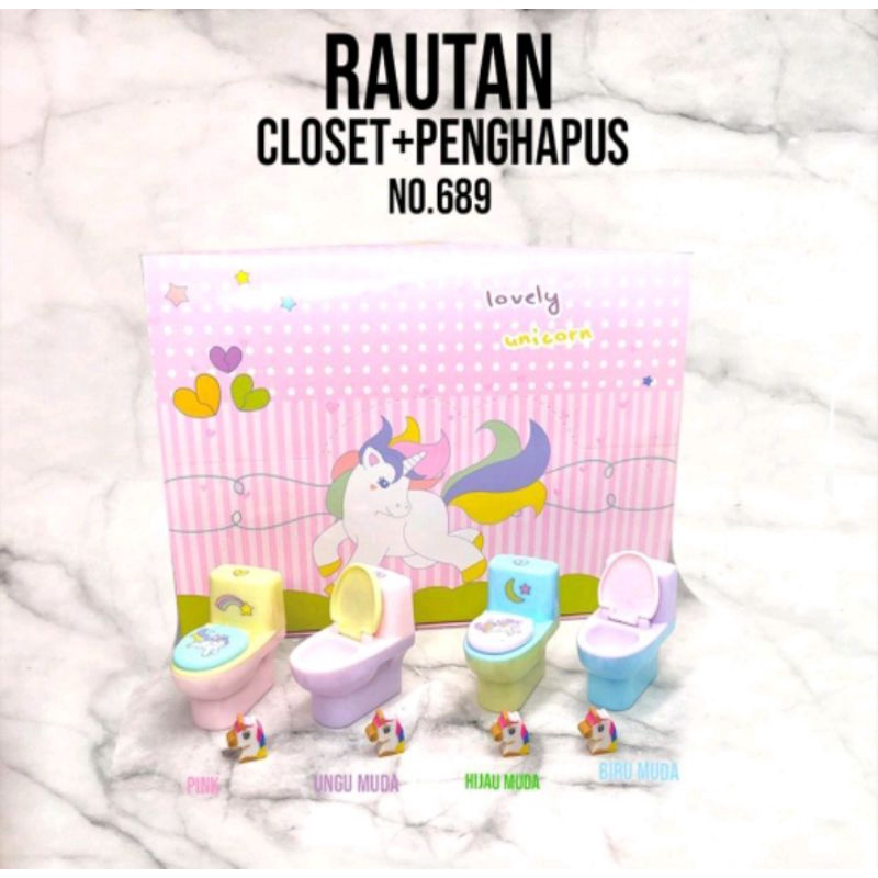 

Rautan Unicorn closet+penghapus/Rautan fancy