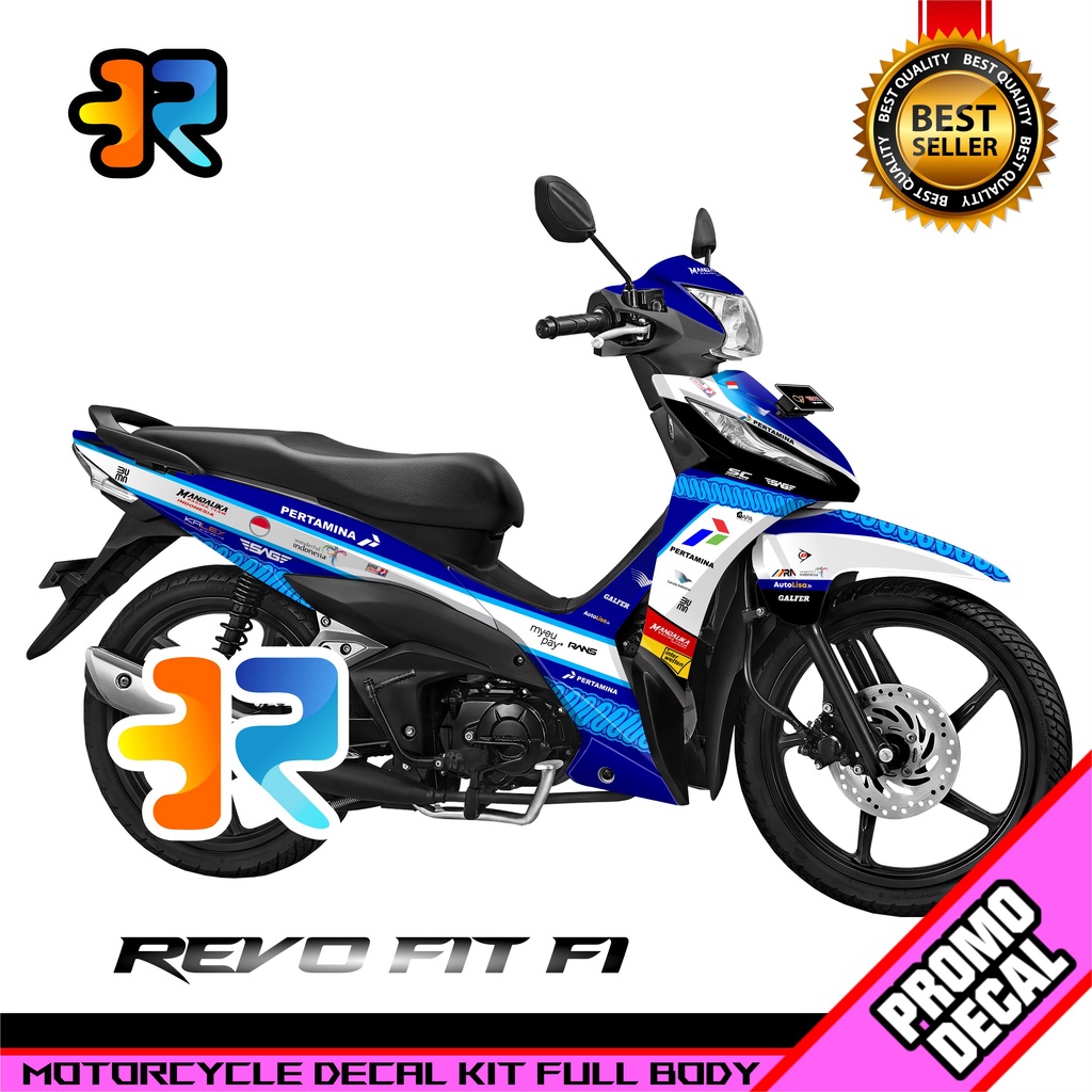 Stiker Decal Revo Fit Fi Full Body Mandalika Racing