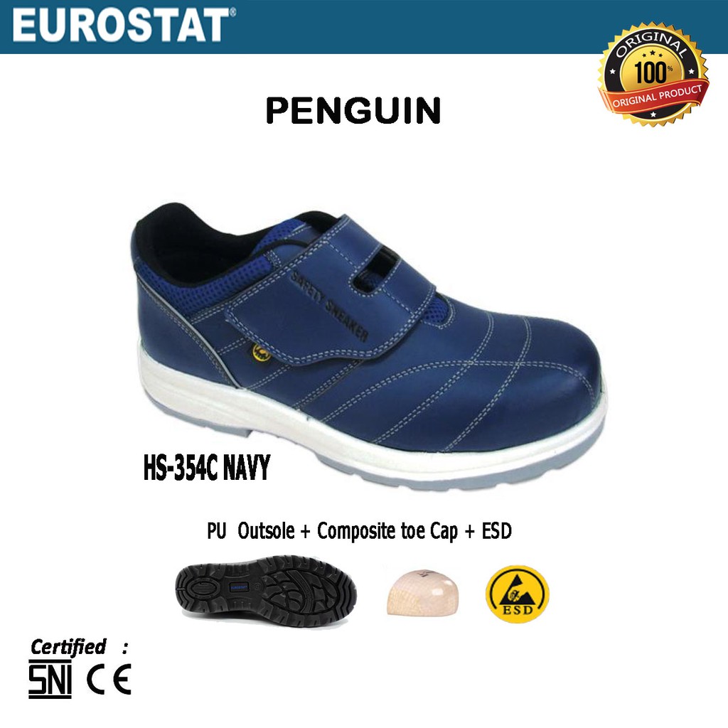 Sepatu safety EUROSTAT PENGUIN Original / Safety shoes EUROSTAT PENGUIN Original