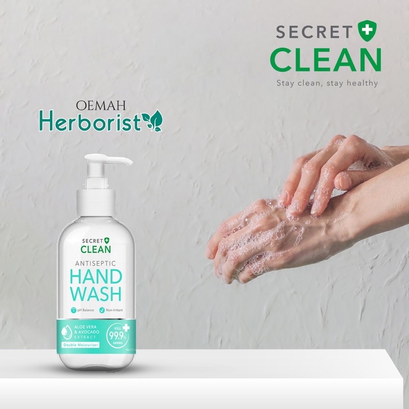 Secret Clean Hand Wash Botol Pump - 250 ml