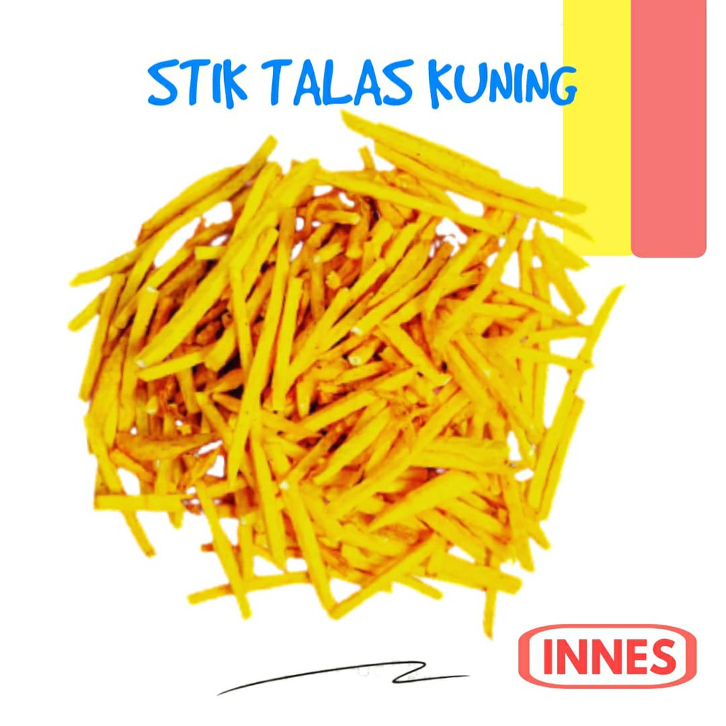 

250Gr Keripik Talas Kuning / Stik Talas Bogor / Kripik Stick Keladi By Innes