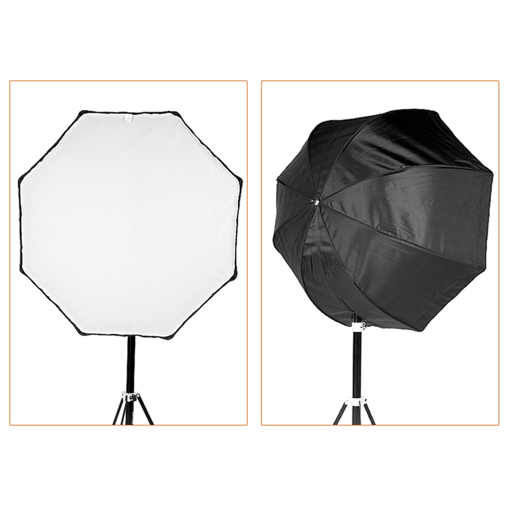 TaffSTUDIO Payung Octagon Softbox Reflektor 80CM untuk Flash Speedligh