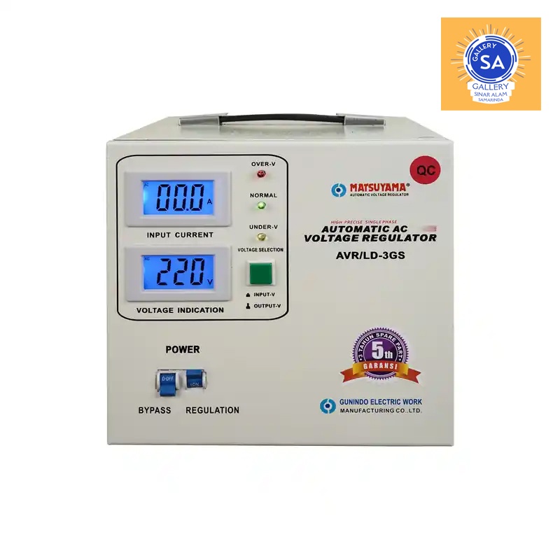 Stabilizer Listrik Stavolt Voltage Regulator MATSUYAMA - AVR - L 3 GS
