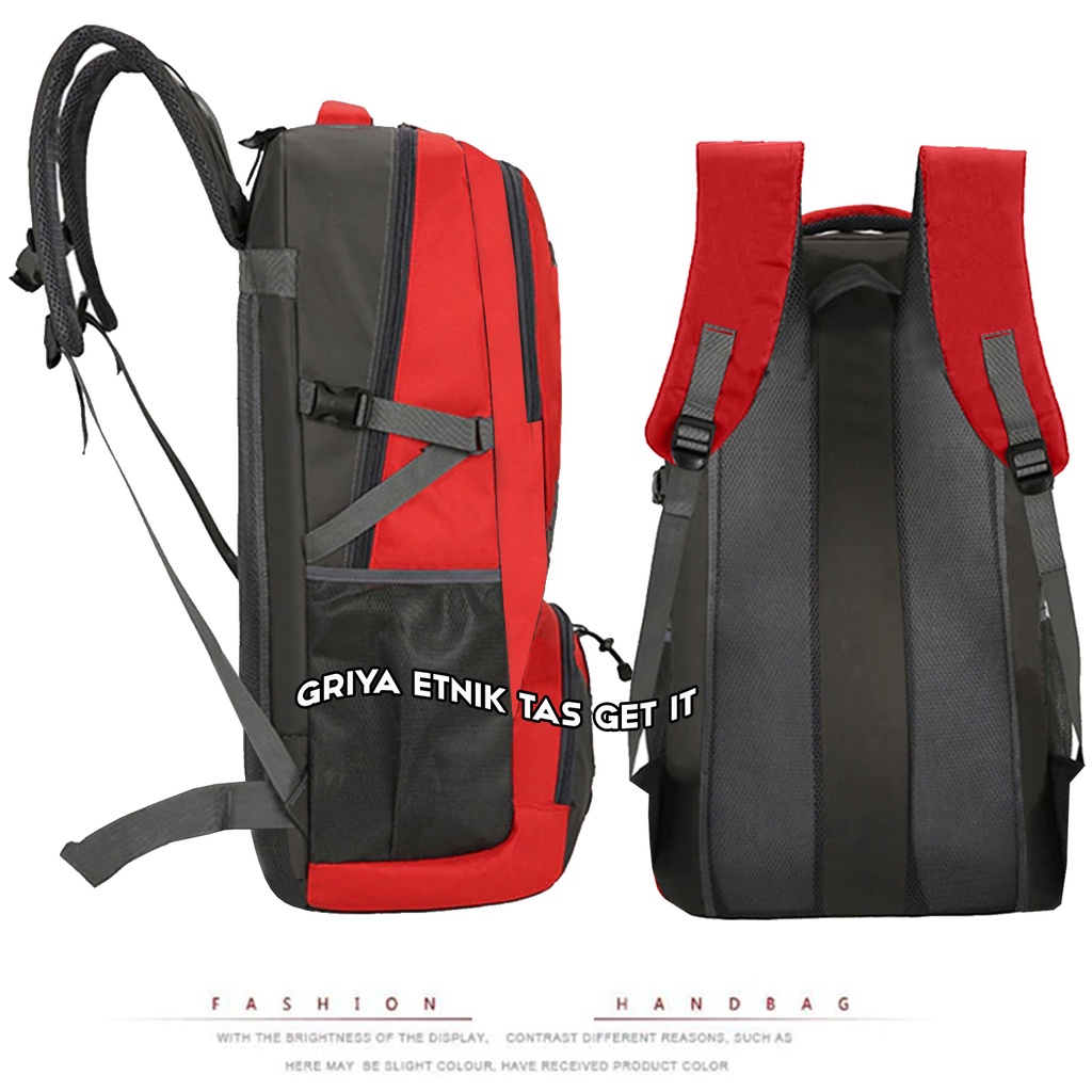 Keril Gunung 60Liter Ransel Jumbo Hiking Camping Carrier 60 Liter