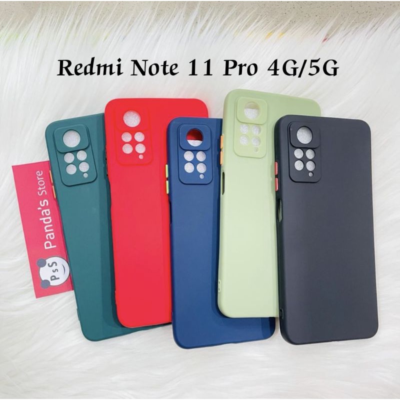 Case Redmi Note 11 Pro 4G / 5G Babycase + Pelindung Kamera, Makaron Full Color (PsS)