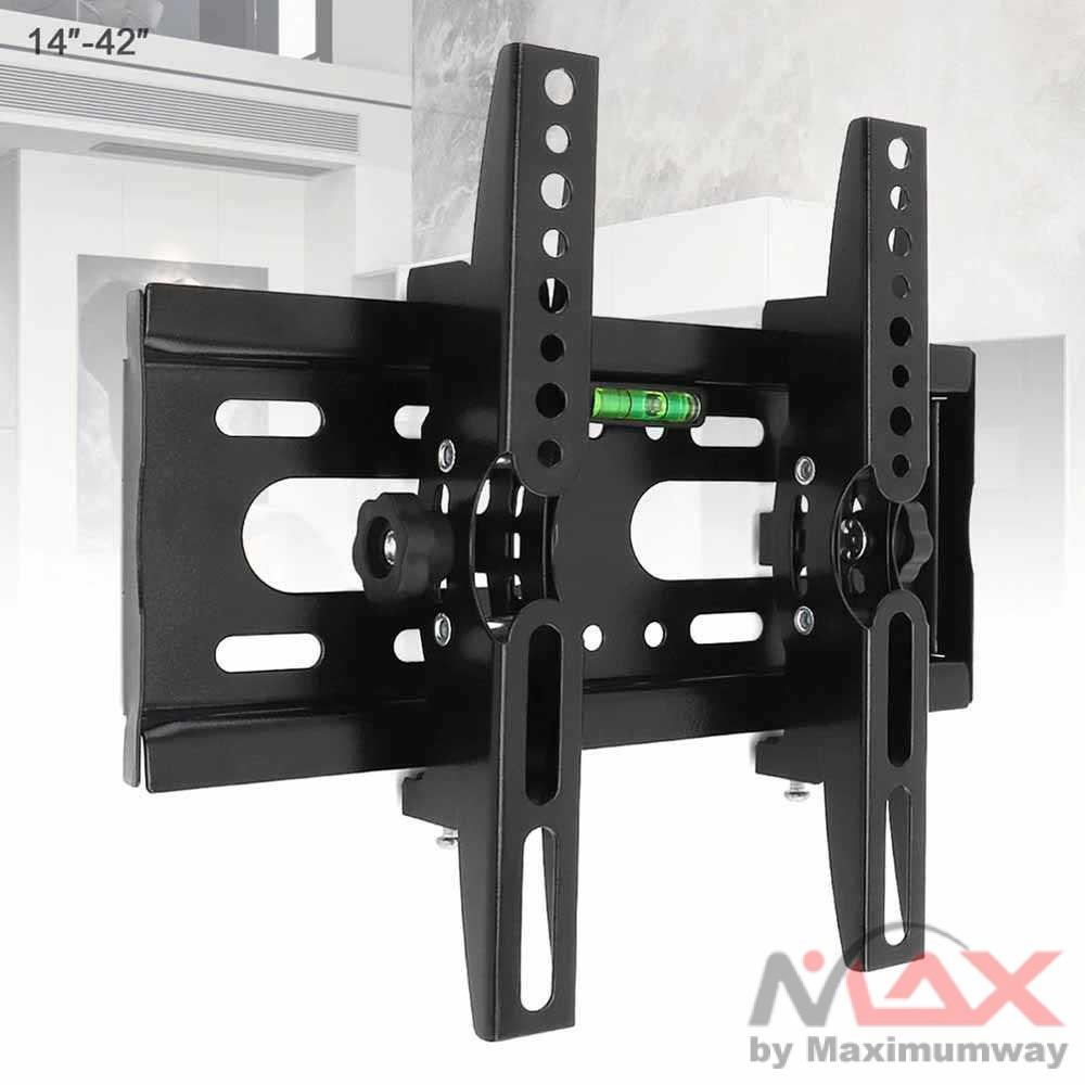 CNXD Wall Bracket TV Mount Flat Panel 200x200 Pitch for 14-42 Inch TV Warna Hitam