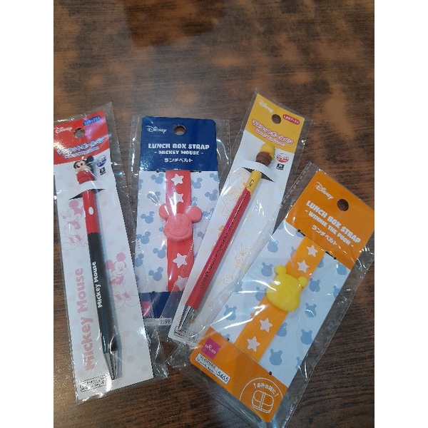 

set 4 mickey minnie winnie the pooh japan
