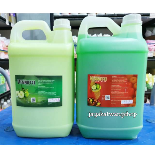 VENNOTEI SHAMPOO / CONDITIONER Vennotel 5 Liter Aroma Melon / Strawberry / Lemon / Apel - Venotel