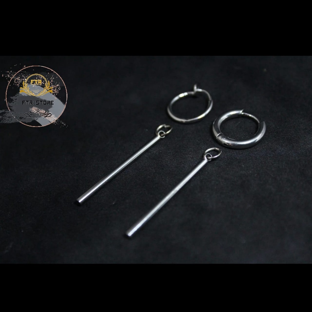 ANTING HOOPS BATANG MODEL GANTUNGAN ALA KOREA