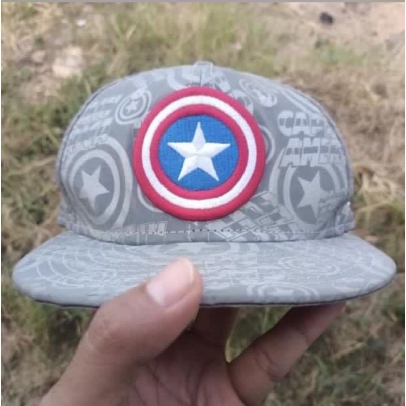 Topi Bekas Second Preloved Monza Hat Hats Cap Caps Sb Snapback NE Newera New Era X Marvel Captain Am