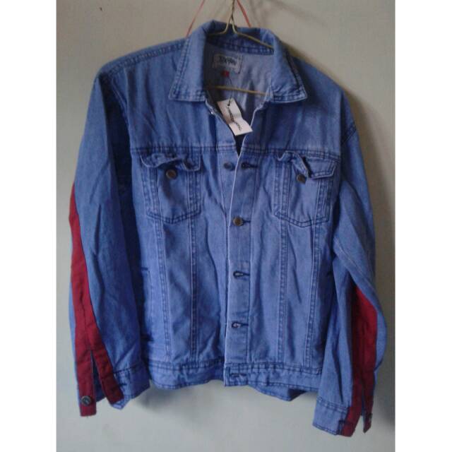 Jaket Denim By Thanksinsomnia | Irina red