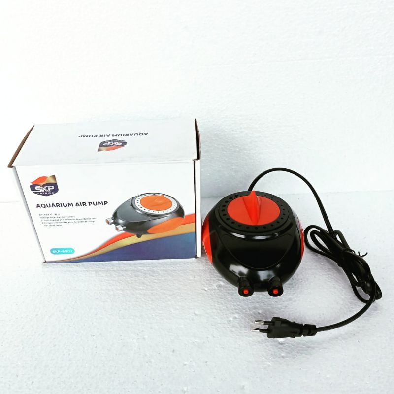 airpump aerator 2 lubang SKP 9902 mesin gelembung udara aquarium kolam