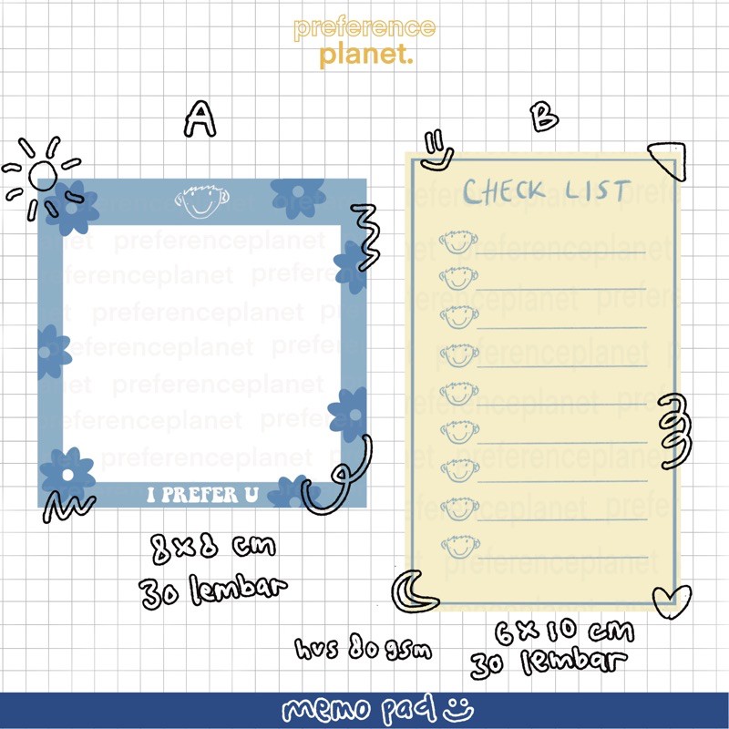 

Smile Kim Seon Ho Memo / Check list Pad