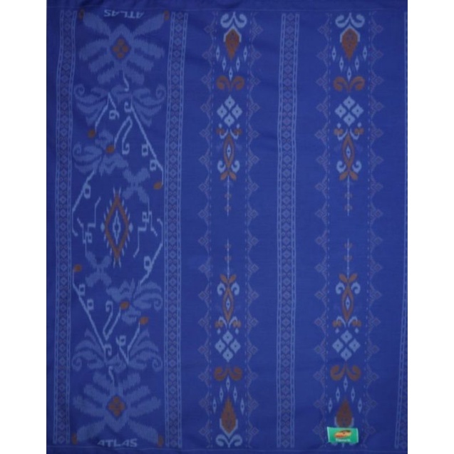 Sarung Atlas Favorit Serasi Motif BHS KGN Biru