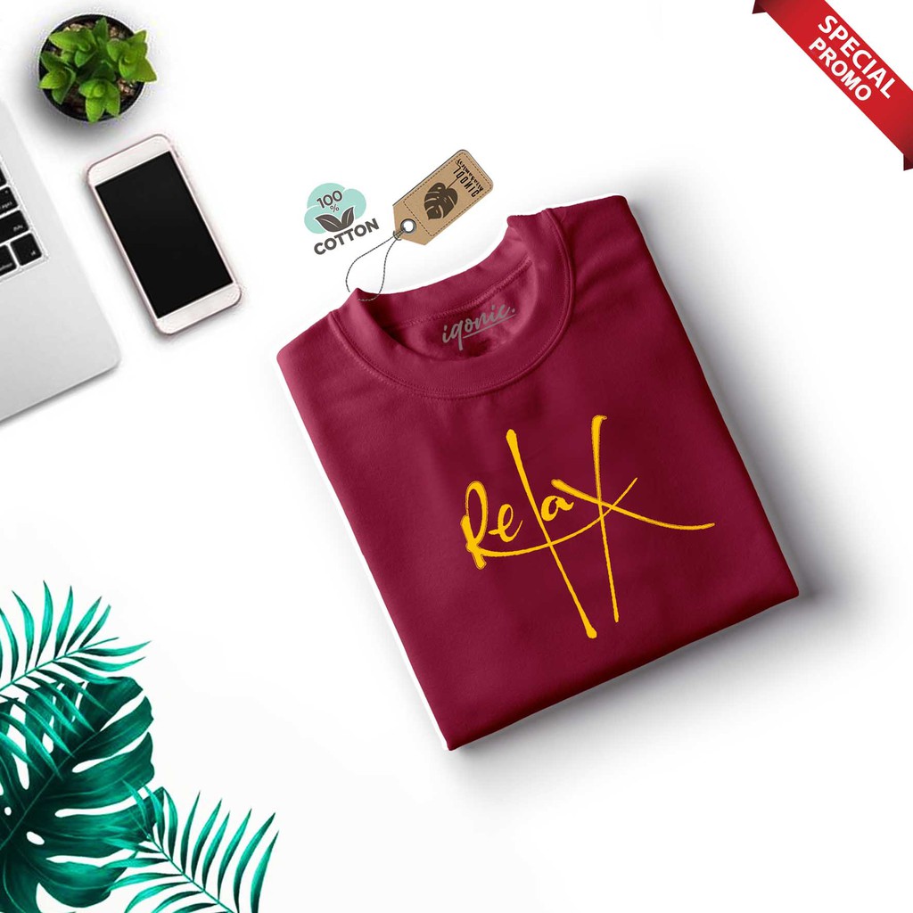 Brother Store Kaos Distro Pria - KAOS COWOK - Kaos Kata Kata Keren - Rilex Font Text Putih Premium