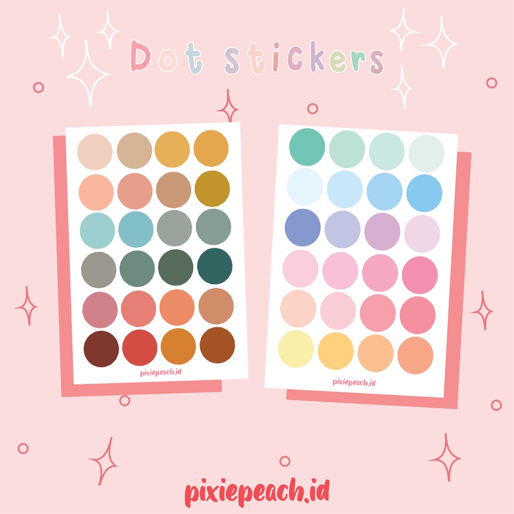 

Stiker Dot |Jurnal Bujo and scrapbooking