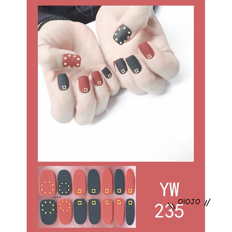 Stiker Kuku Dengan Minyak Film Untuk Nail Art - ol2
